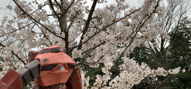 スッゴク花見にピッタリ！/シャア専用ズゴックに挑戦だ〜！（後編）/オリガミモデル⑦