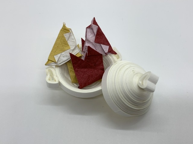 紙でネコナベ作ってみた