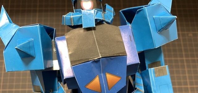 完成！青い巨星！やっぱり難しかった泣/こんどはグフに挑戦だー（後編）/オリガミモデル⑤