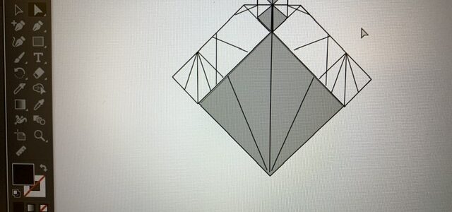 ネコの折り図制作がんばるにゃ（4）