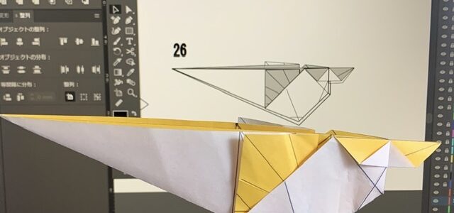 ネコの折り図制作がんばるにゃ（5）