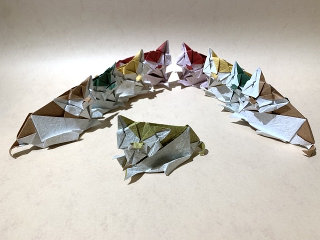 ネコの折り図制作がんばるにゃ(1)