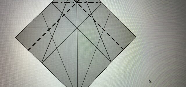 ネコの折り図制作がんばるにゃ(2)
