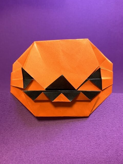 カボチャのおばけ創作しました!