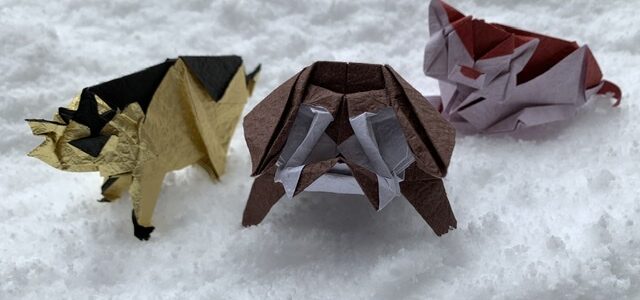 今年の創作折り紙を振り返ってみた