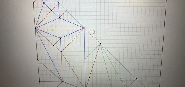 折り紙展開図制作に挑戦